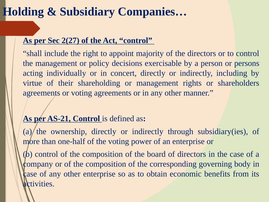CA P. C. SAINI ( ACA, CS, CMA-Inter) +91 - slide 22 of 103