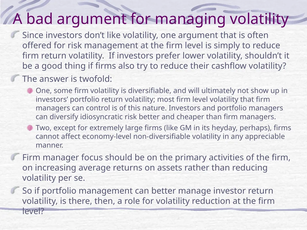 Financial Risk Management and Strategy P.V. - slide 3 of 31