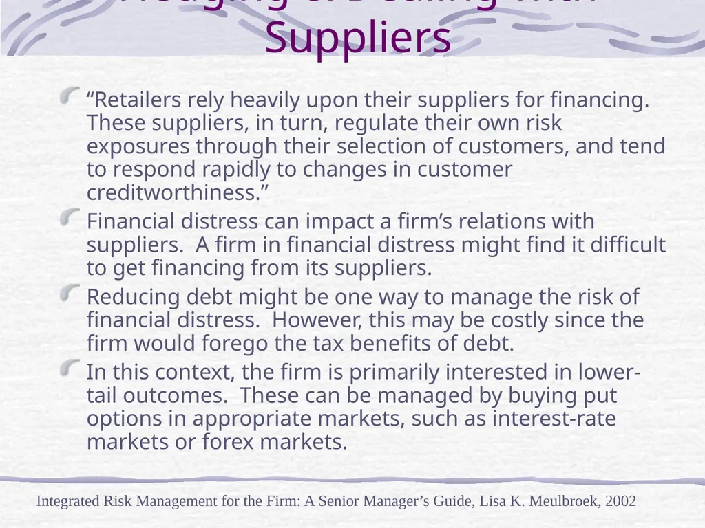 Financial Risk Management and Strategy P.V. - slide 24 of 31