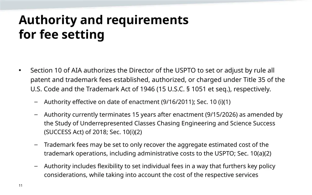 Trademark fee proposal Background information June - slide 11 of 52