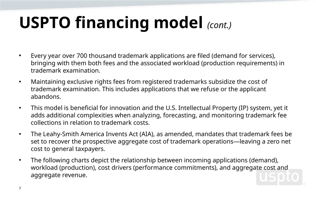Trademark fee proposal Background information June - slide 7 of 52