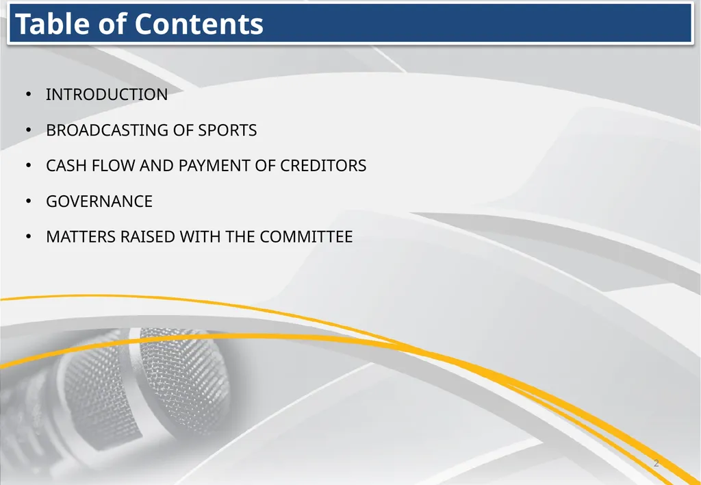 SABC PRESENTATION TO THE PORTFOLIO COMMITTEE ON - slide 2 of 28