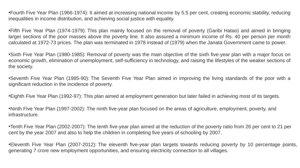 TOPIC – MAJOR POVERTY ALLEVIATION PROGRAMMES IN - slide 3 of 7