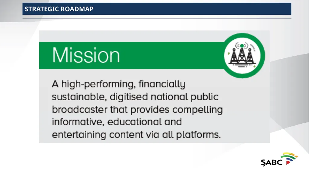 SABC PRESENTATION TO SELECT COMMITTEE ON PUBLIC - slide 9 of 36