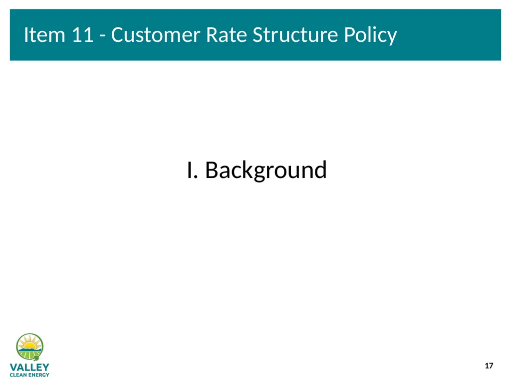 VCE Community Advisory Committee Meeting – - slide 17 of 45