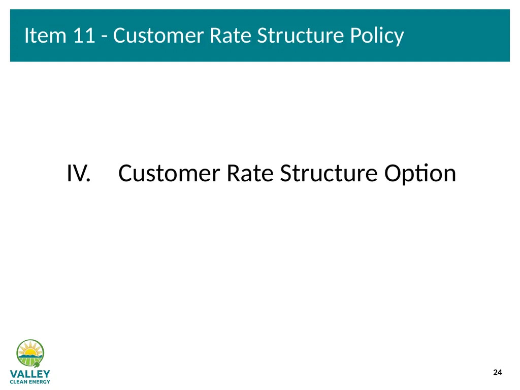 VCE Community Advisory Committee Meeting – - slide 24 of 45
