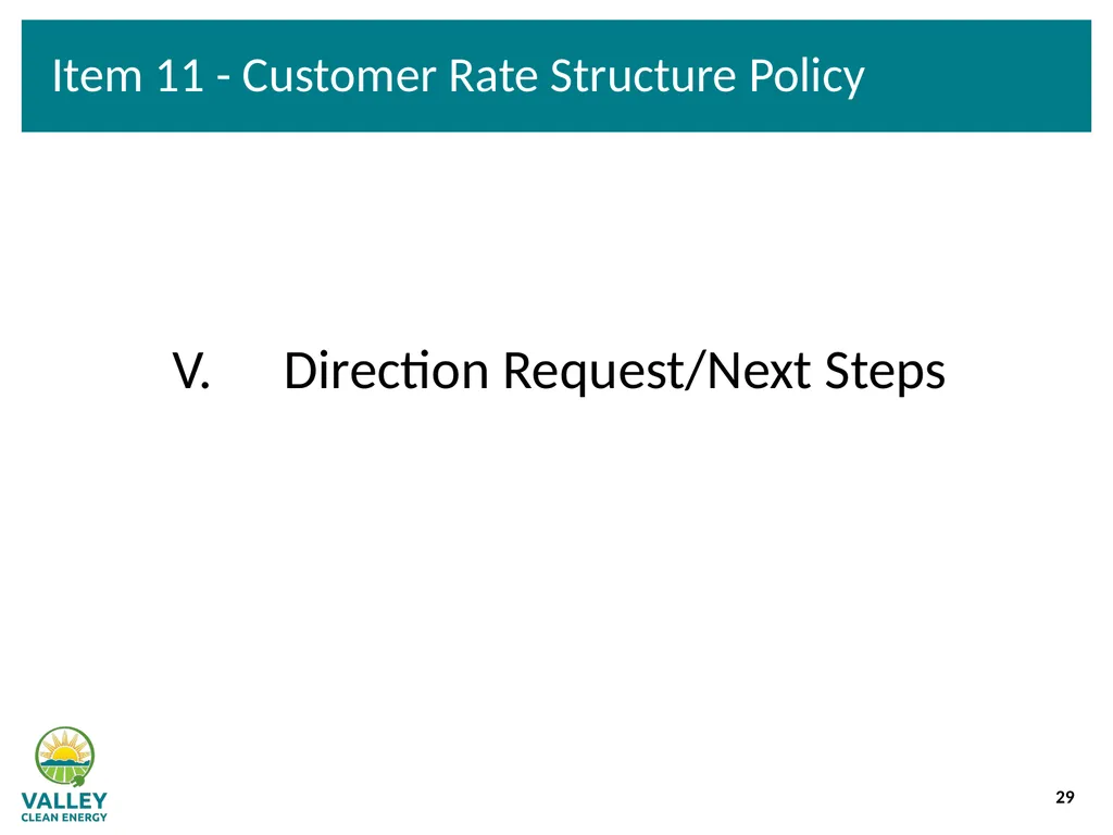 VCE Community Advisory Committee Meeting – - slide 29 of 45