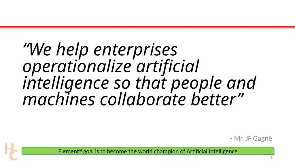 Defining The Technology of Tomorrow Mr. JF Gagné, - slide 6 of 32