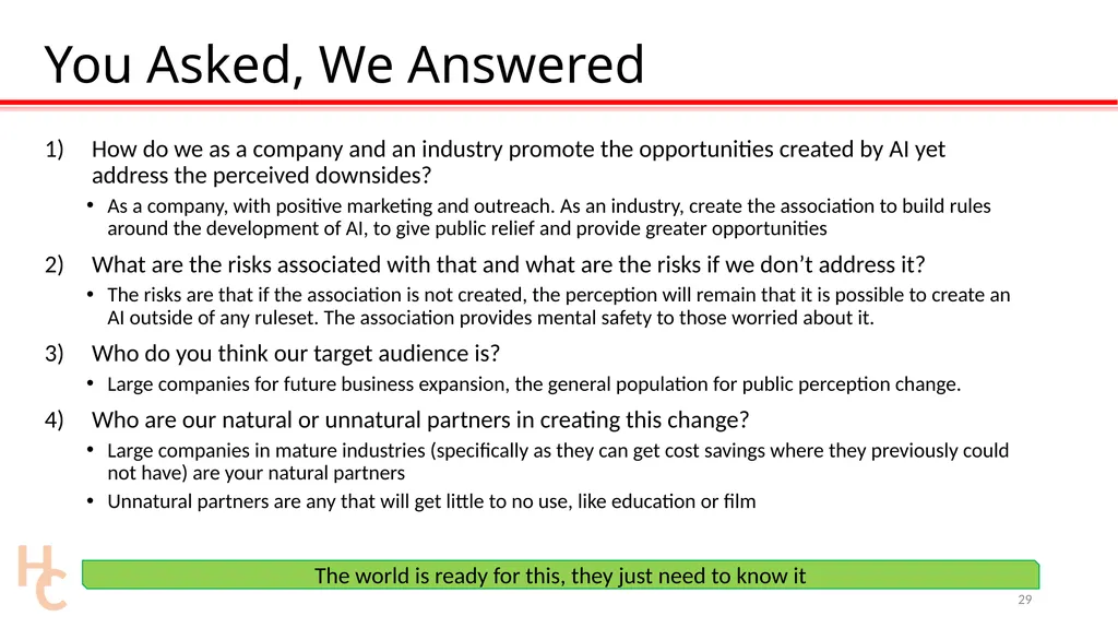 Defining The Technology of Tomorrow Mr. JF Gagné, - slide 29 of 32