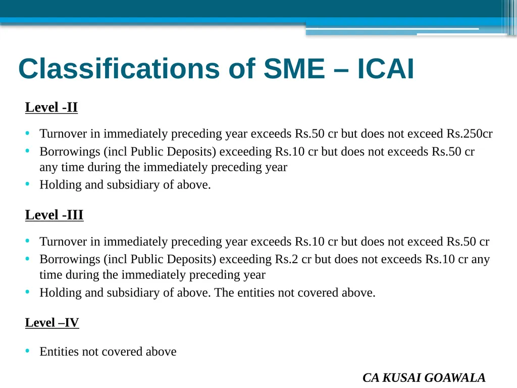 Presented by CA Kusai Goawala For Solapur Branch - slide 5 of 85