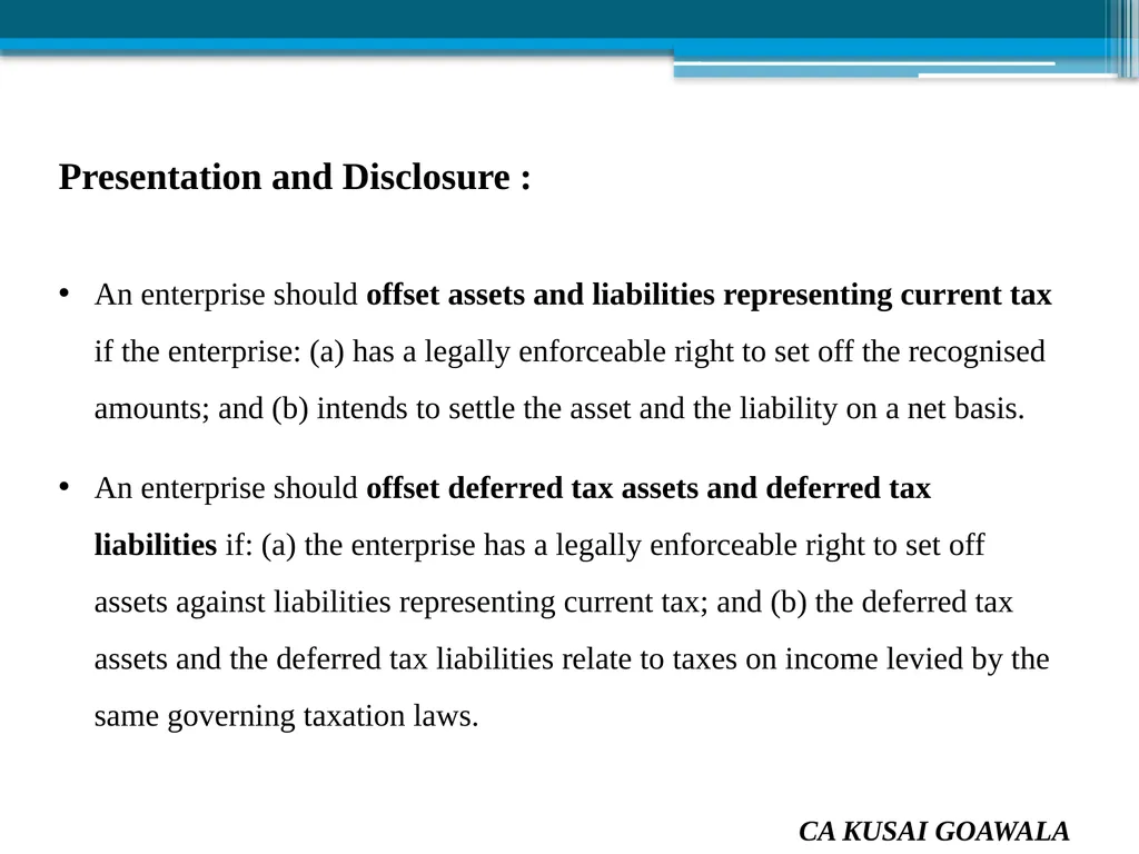 Presented by CA Kusai Goawala For Solapur Branch - slide 57 of 85