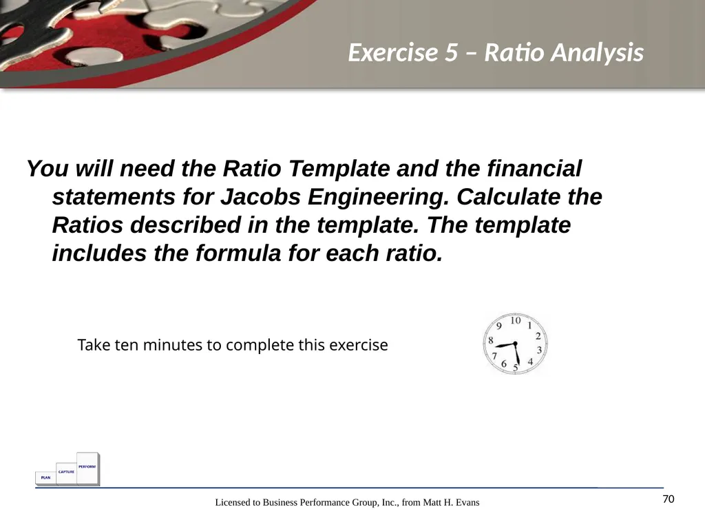 Finance for Non Financial Managers Matt H. Evans - slide 70 of 120