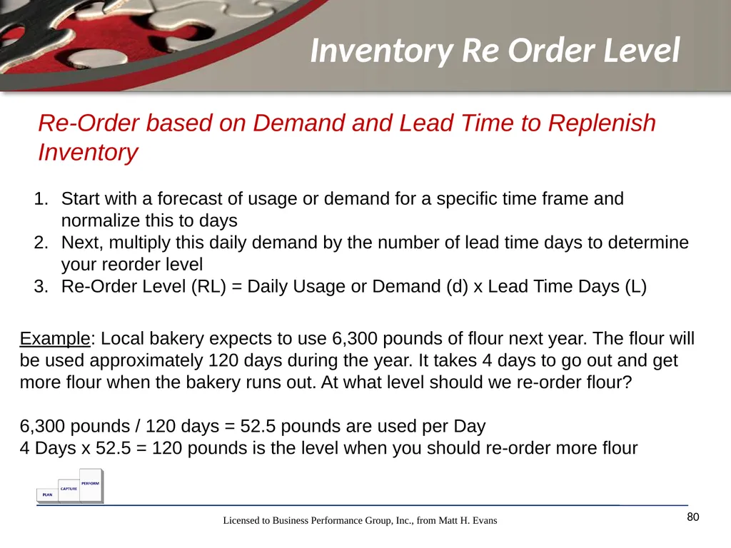 Finance for Non Financial Managers Matt H. Evans - slide 80 of 120