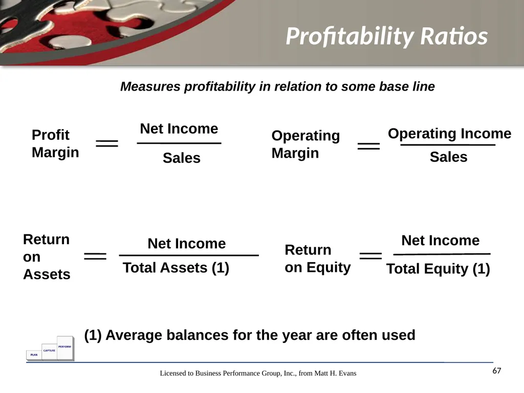 Finance for Non Financial Managers Matt H. Evans - slide 67 of 120