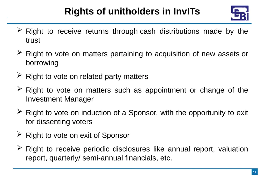 Introduction to Infrastructure Investment Trusts - slide 14 of 19
