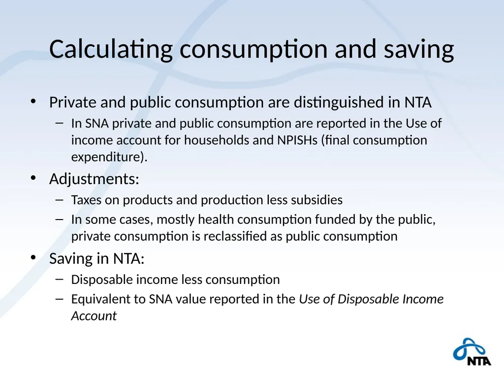 NTA and the Macro Economy Using macro controls - slide 19 of 32