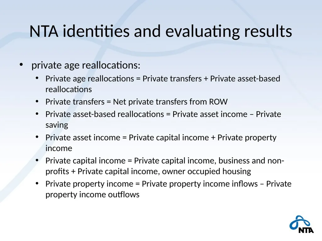 NTA and the Macro Economy Using macro controls - slide 30 of 32