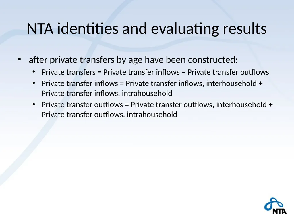 NTA and the Macro Economy Using macro controls - slide 31 of 32