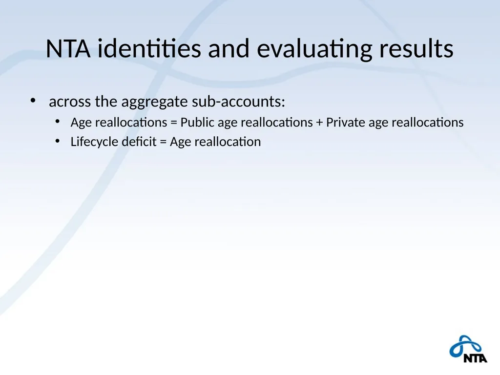 NTA and the Macro Economy Using macro controls - slide 32 of 32