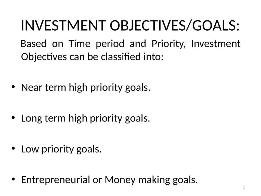 Unit – I: Investments Investment is the current - slide 5 of 35