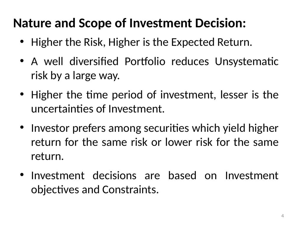 Unit – I: Investments Investment is the current - slide 4 of 35