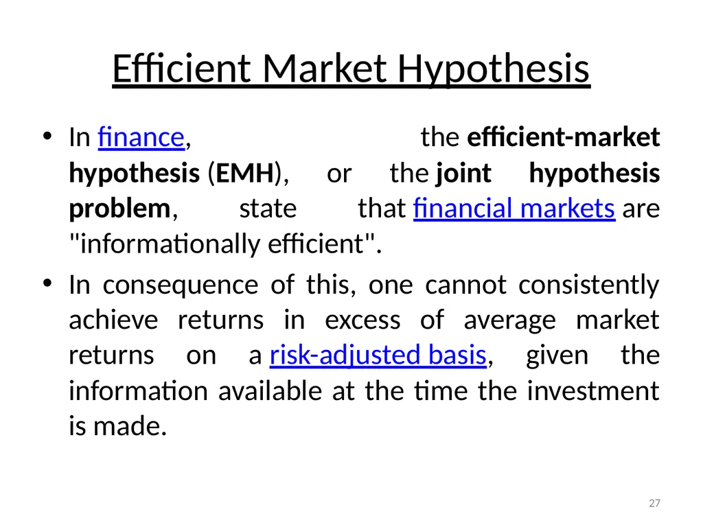 Unit – I: Investments Investment is the current - slide 27 of 35