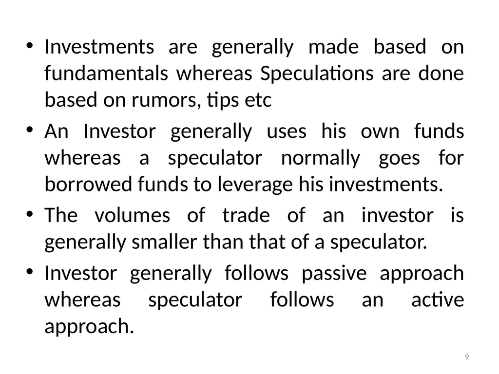 Unit – I: Investments Investment is the current - slide 9 of 35