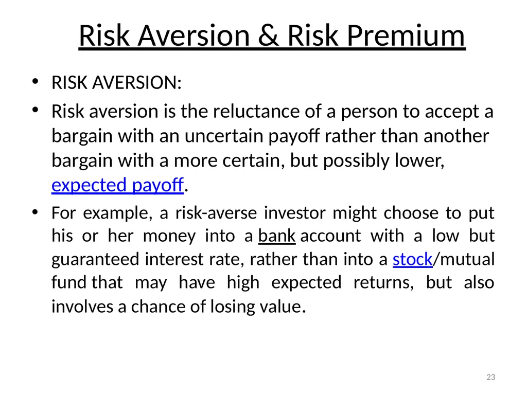 Unit – I: Investments Investment is the current - slide 23 of 35