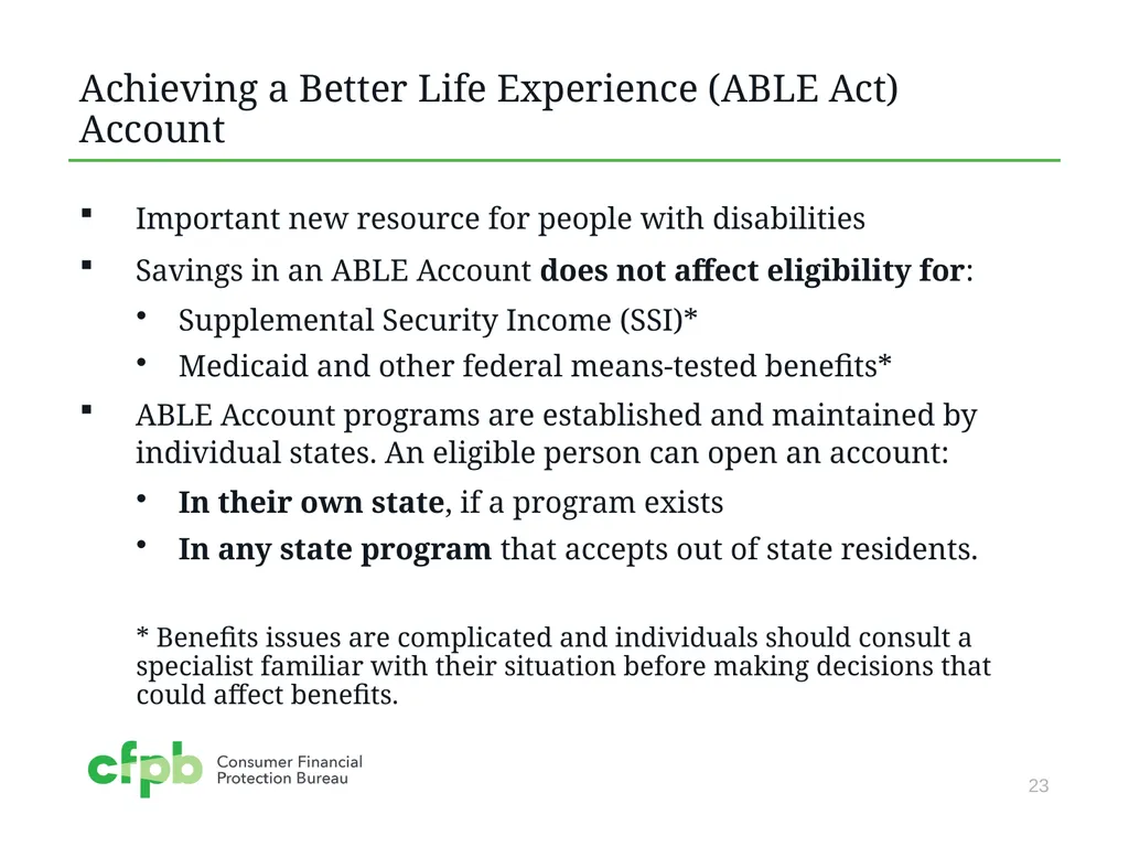 Focus on People with Disabilities A companion - slide 23 of 69