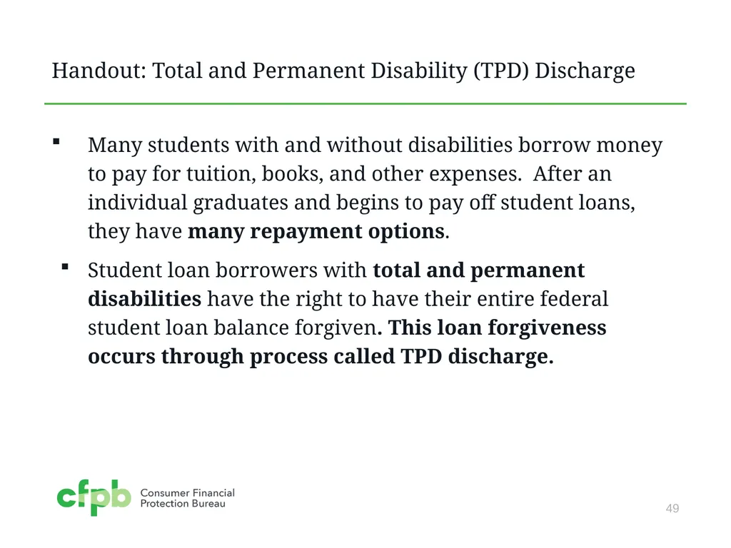 Focus on People with Disabilities A companion - slide 49 of 69