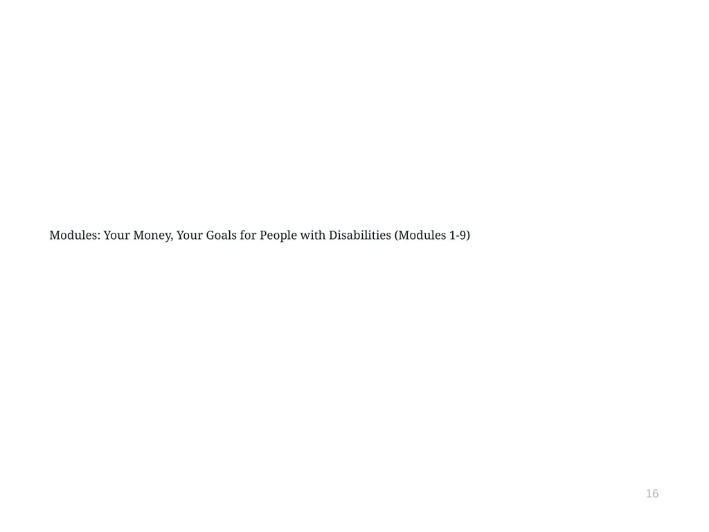 Focus on People with Disabilities A companion - slide 16 of 69