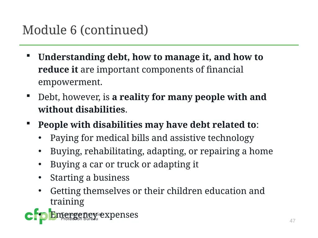 Focus on People with Disabilities A companion - slide 47 of 69