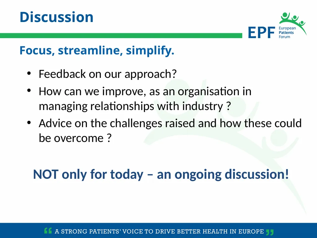 Brussels 15 September 2016 EPF ANNUAL INDUSTRY - slide 8 of 9