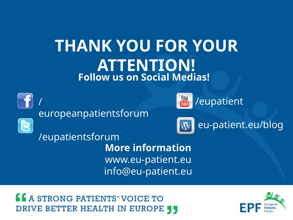 Brussels 15 September 2016 EPF ANNUAL INDUSTRY - slide 9 of 9