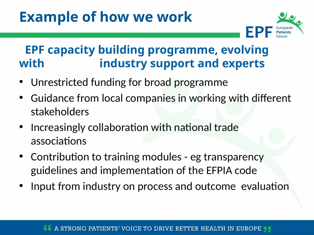 Brussels 15 September 2016 EPF ANNUAL INDUSTRY - slide 5 of 9