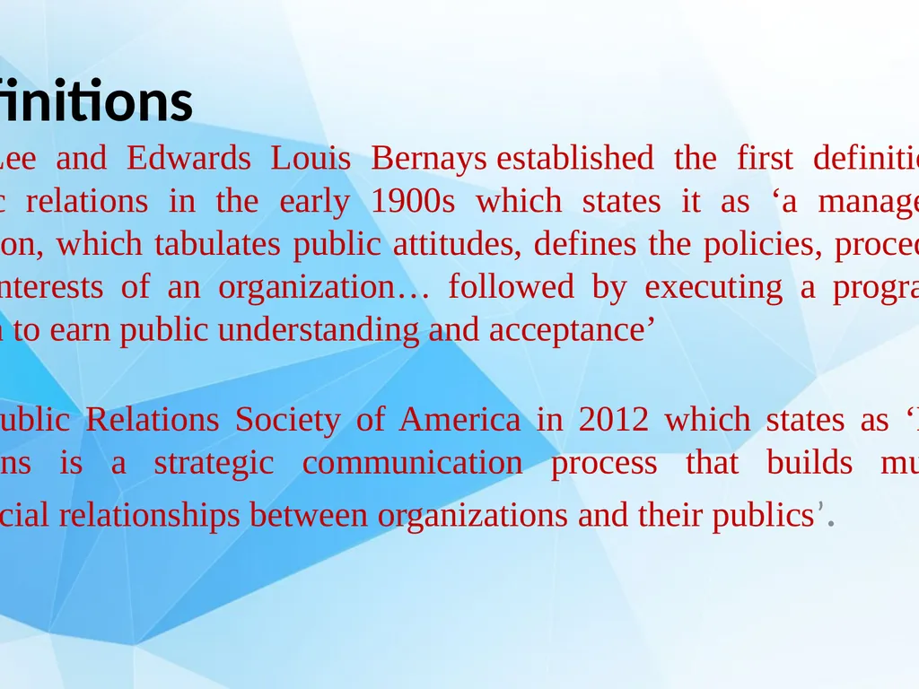 Public Relations Management Dr.T.SIVAKAMI - slide 5 of 21