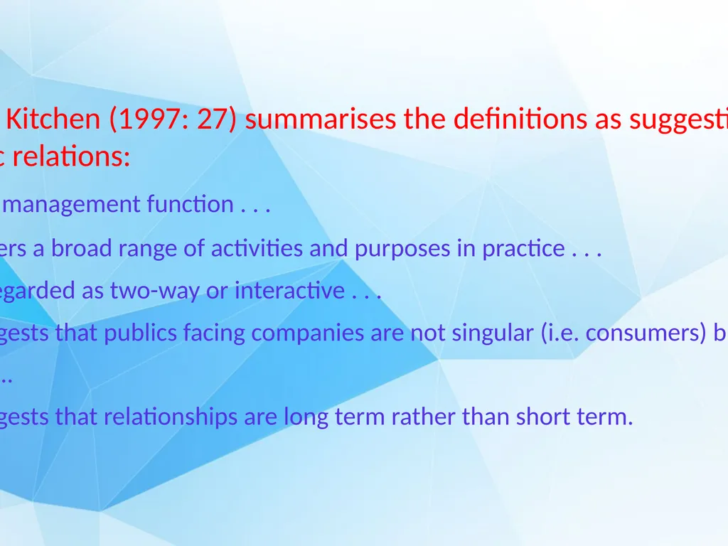 Public Relations Management Dr.T.SIVAKAMI - slide 6 of 21