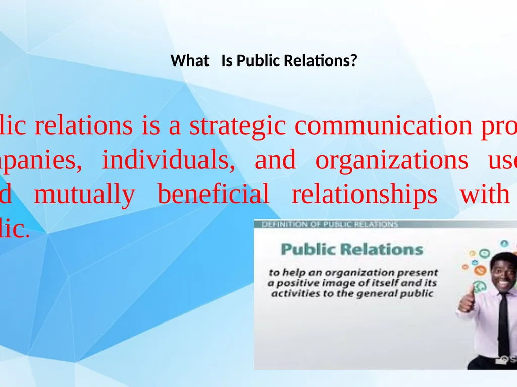Public Relations Management Dr.T.SIVAKAMI - slide 2 of 21