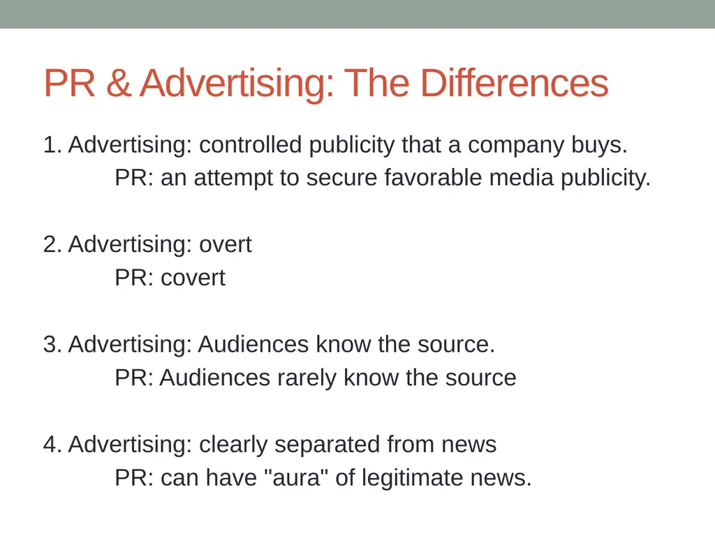 Public relations Outlines for Lecture Notes Public - slide 4 of 5
