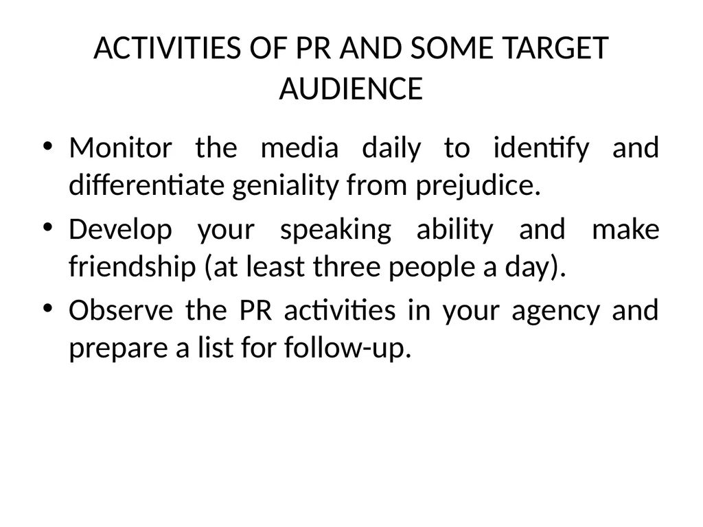 PUBLIC MEDIA RELATIONS IN FRSC INTRODUCTION Given - slide 8 of 23