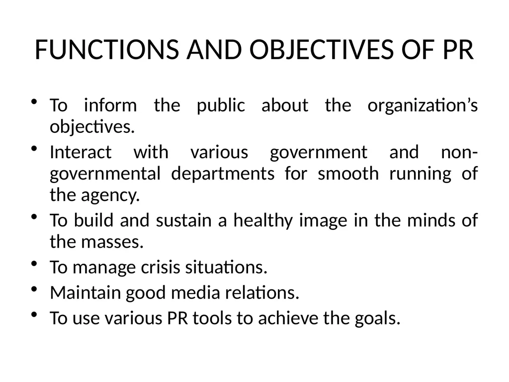 PUBLIC MEDIA RELATIONS IN FRSC INTRODUCTION Given - slide 6 of 23