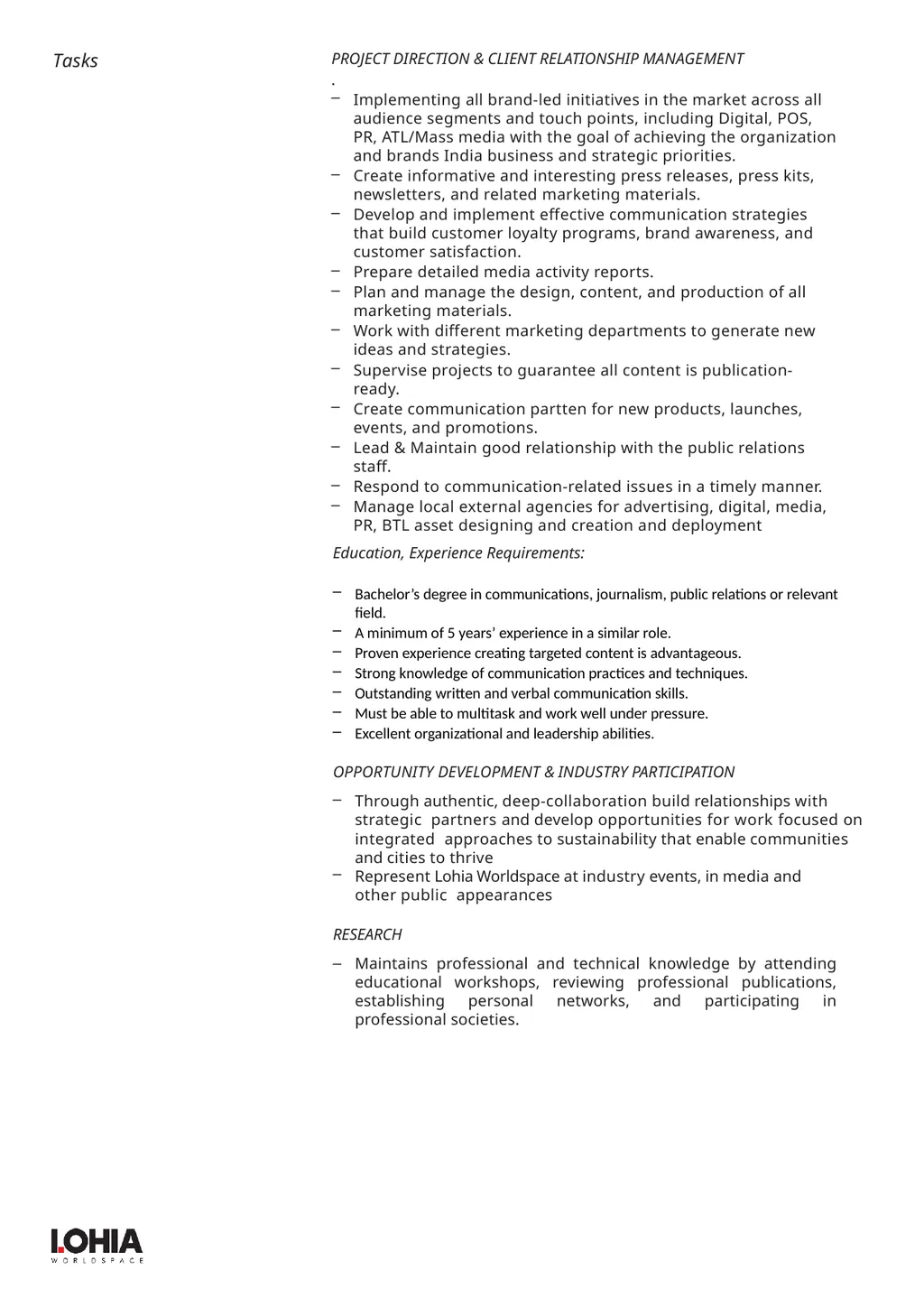 Communication - Communication Manager Last Update: - slide 5 of 8