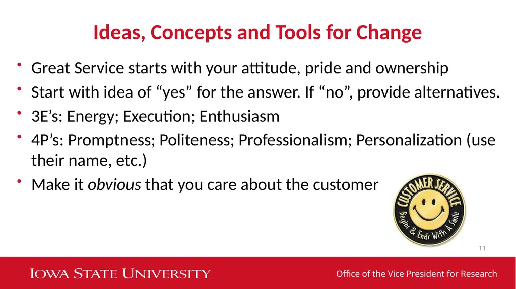 Customer Service Agenda: Understanding Your - slide 11 of 16