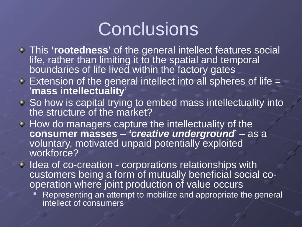 “Putting Consumers to Work: ‘Co-creation’ and New - slide 23 of 30