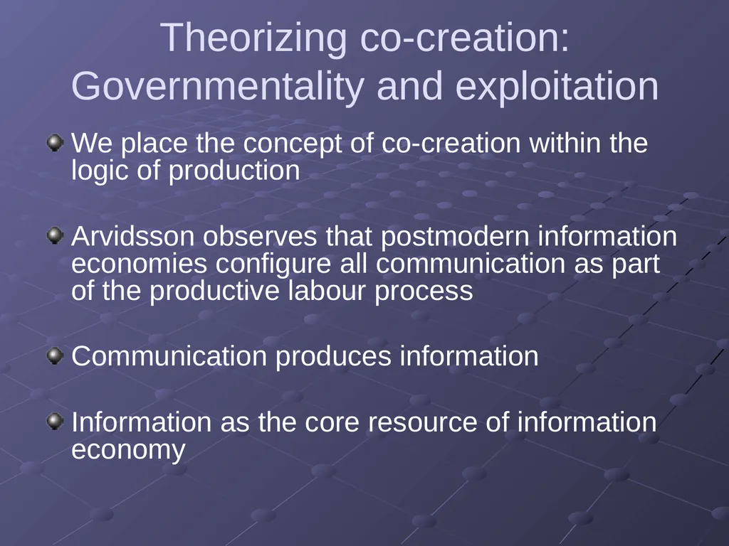 “Putting Consumers to Work: ‘Co-creation’ and New - slide 14 of 30