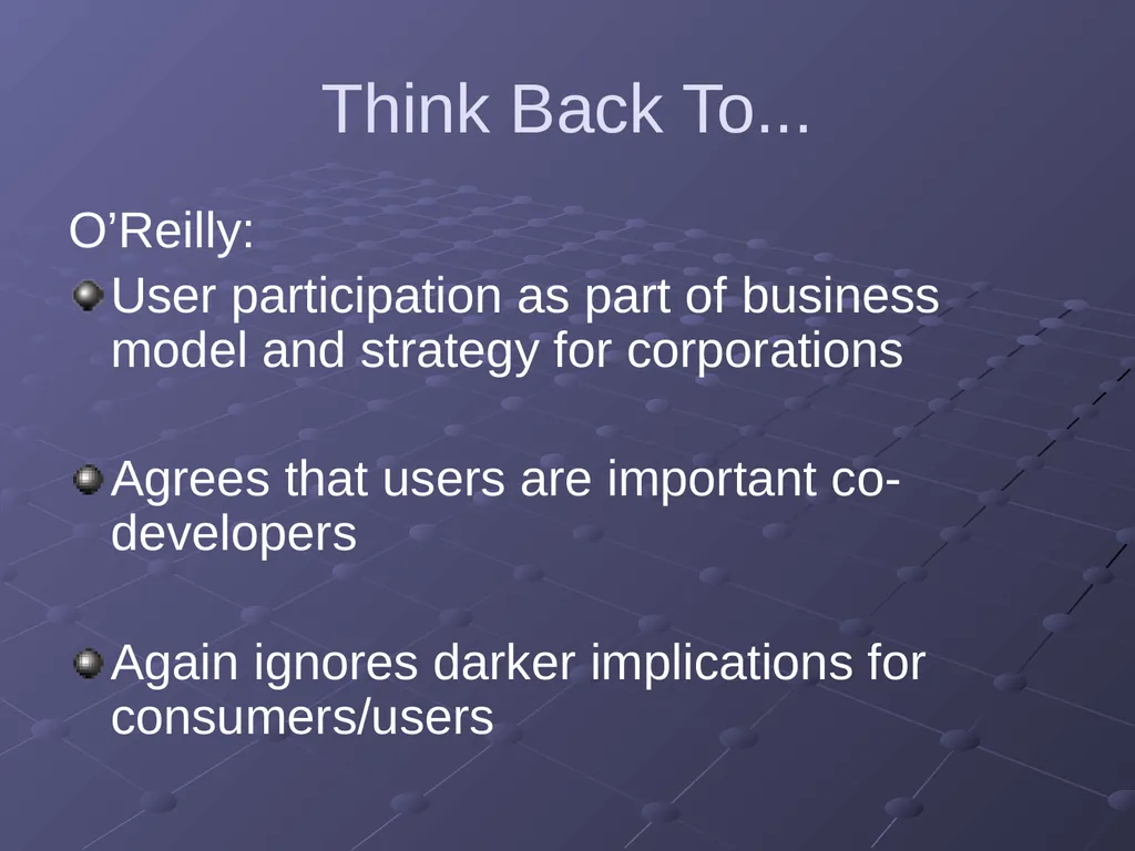 “Putting Consumers to Work: ‘Co-creation’ and New - slide 27 of 30