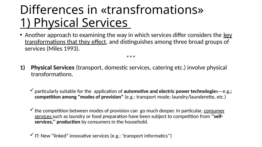 Innovation in services A topic of growing interest - slide 21 of 32