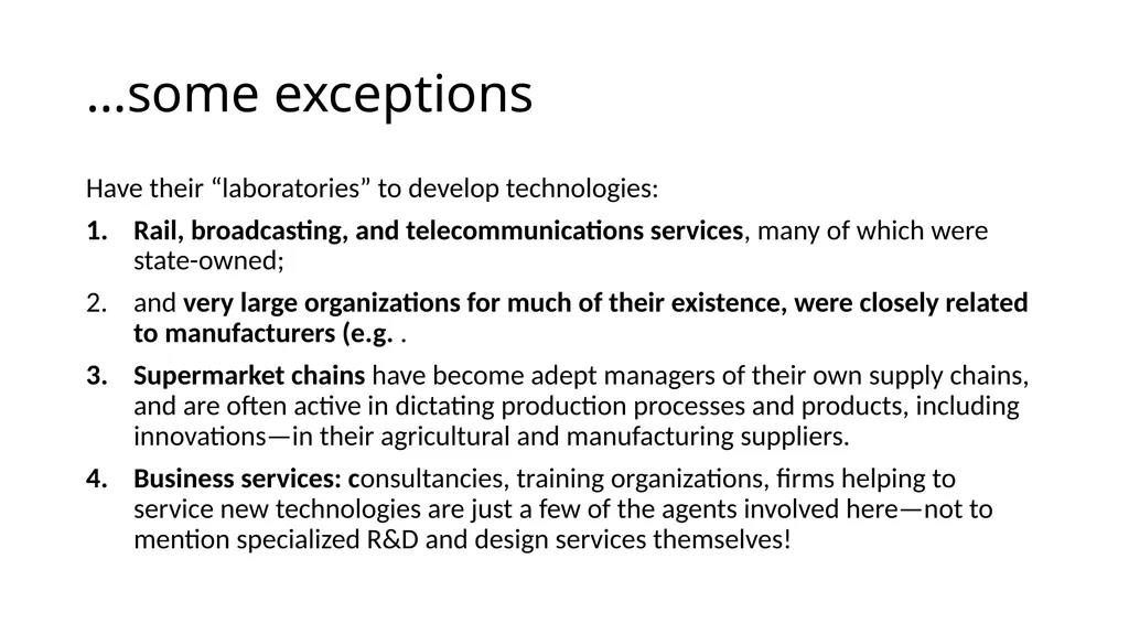 Innovation in services A topic of growing interest - slide 28 of 32