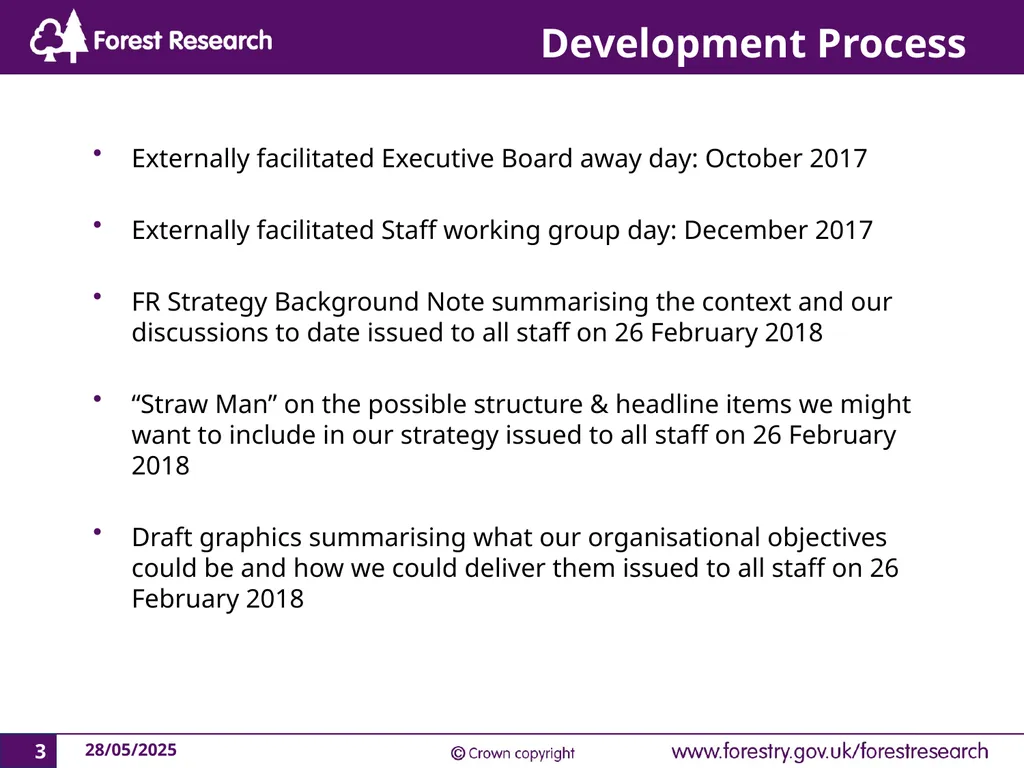 Forest Research Towards a New Strategy Context The - slide 3 of 19
