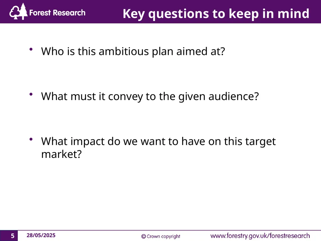 Forest Research Towards a New Strategy Context The - slide 5 of 19
